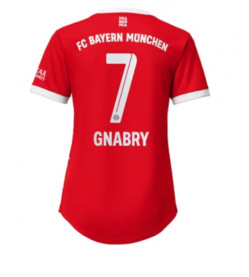 Bayern Munich Serge Gnabry #7 Hjemmedrakt Kvinner 2022-23 Kortermet